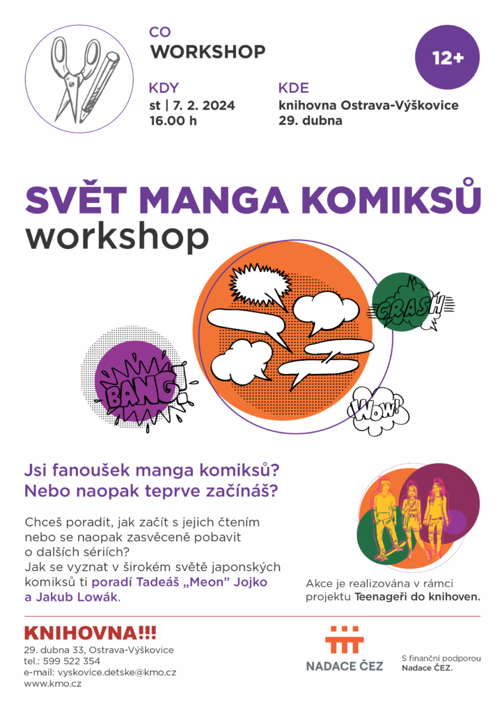 workshop manga komiksů