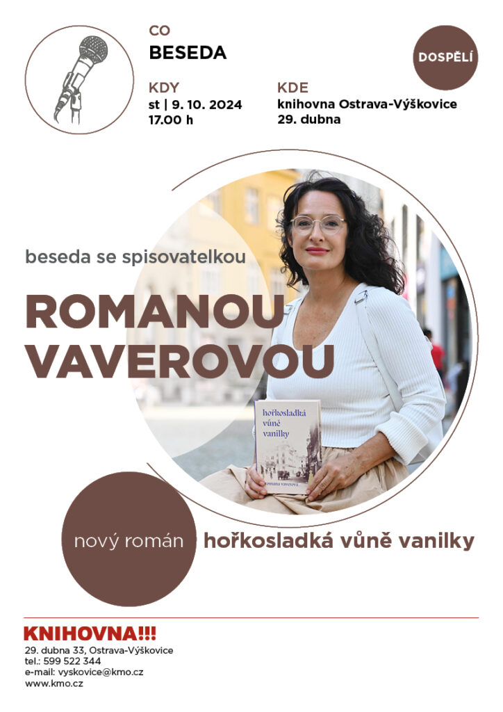 Beseda se spisovatelkou Romanou Vaverovou