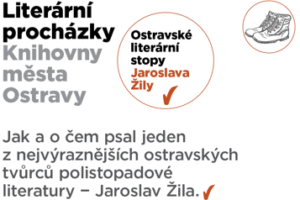 výřez plakátu k literární procházce o Jaroslavu Žilovi