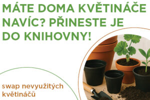 Květináče do knihovny