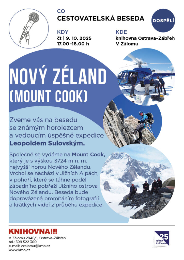 Nový Zéland na pobočce V Zálomu