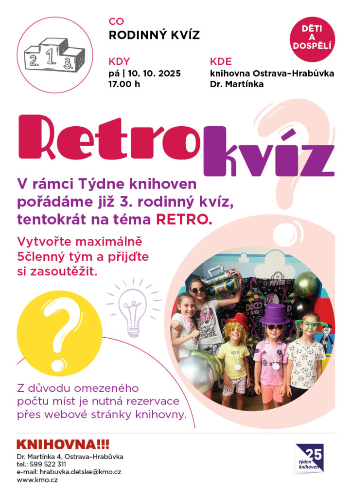 Kvíz pro rodiny na pobočce Dr. Martínka