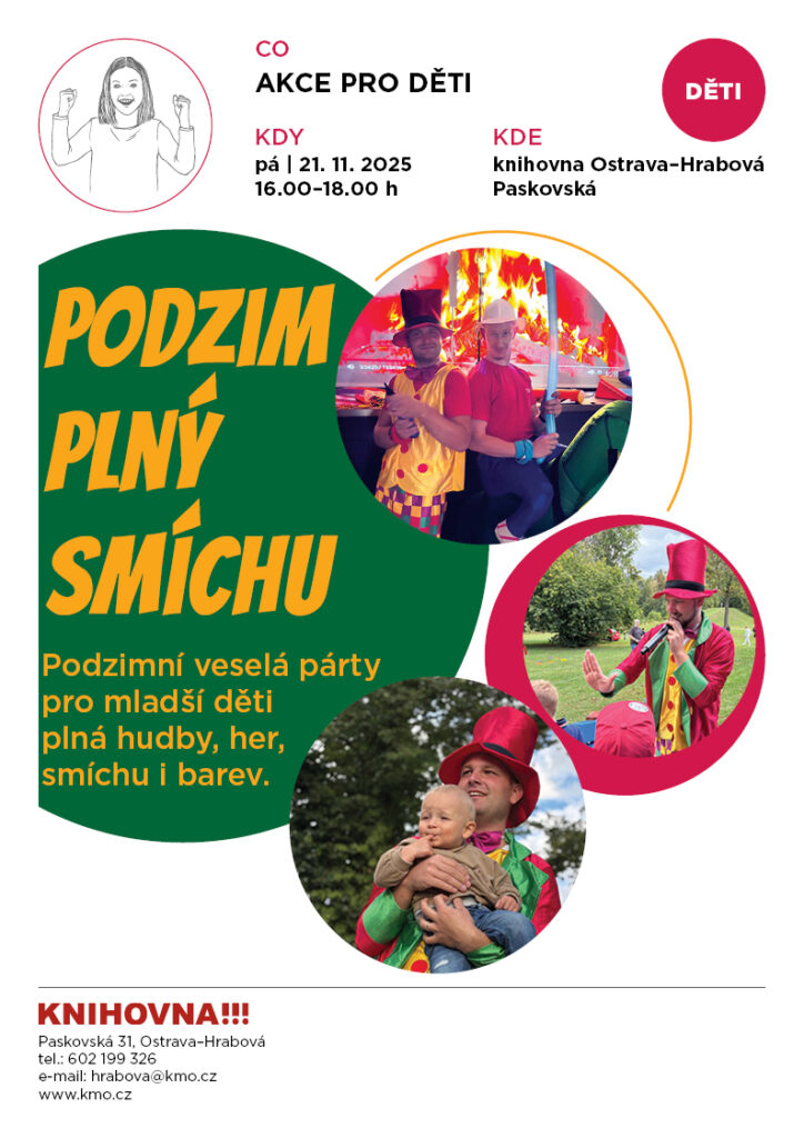 karneval pro děti s klaunem