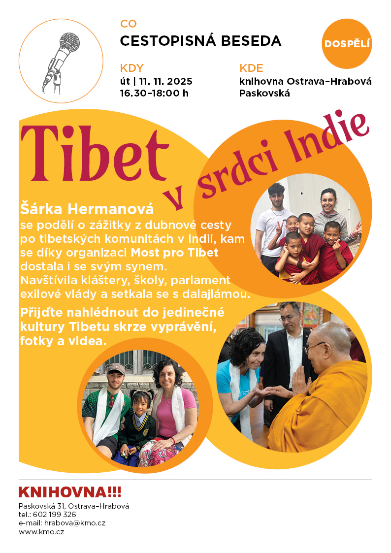 Tibet v srdci Indie – cestopisná beseda