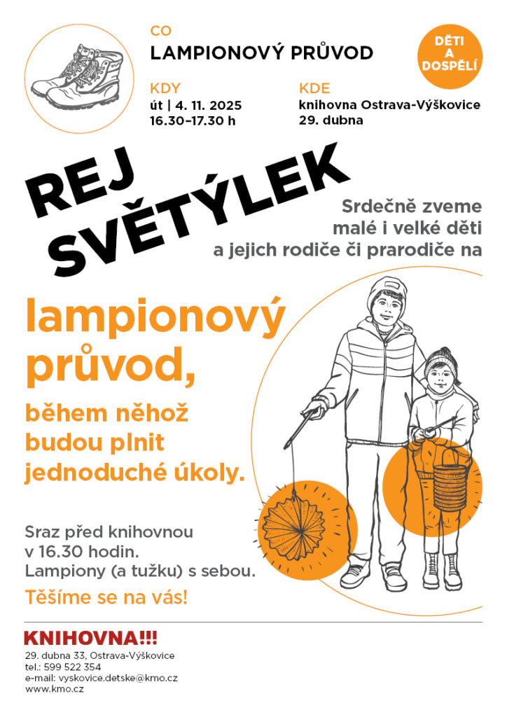 lampionový průvod na pobočce Výškovice