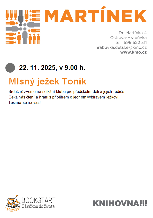 leták ke klubu Martínek