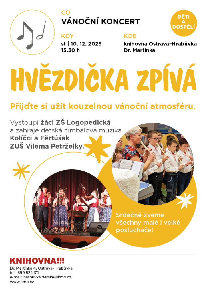 vánoční koncert na pobočce Dr. Martínka