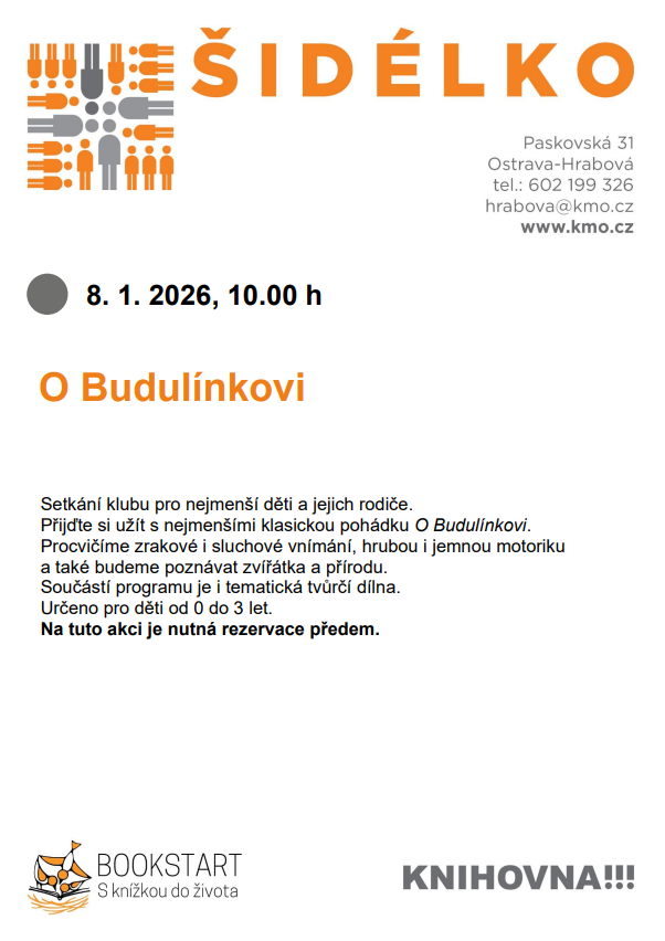 setkání klubu Šidélko - pohádka O Budulínkovi