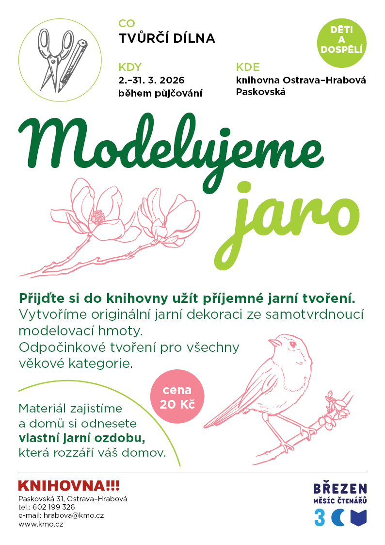 Jarní tvůrčí dílna s modelovací hmotou.