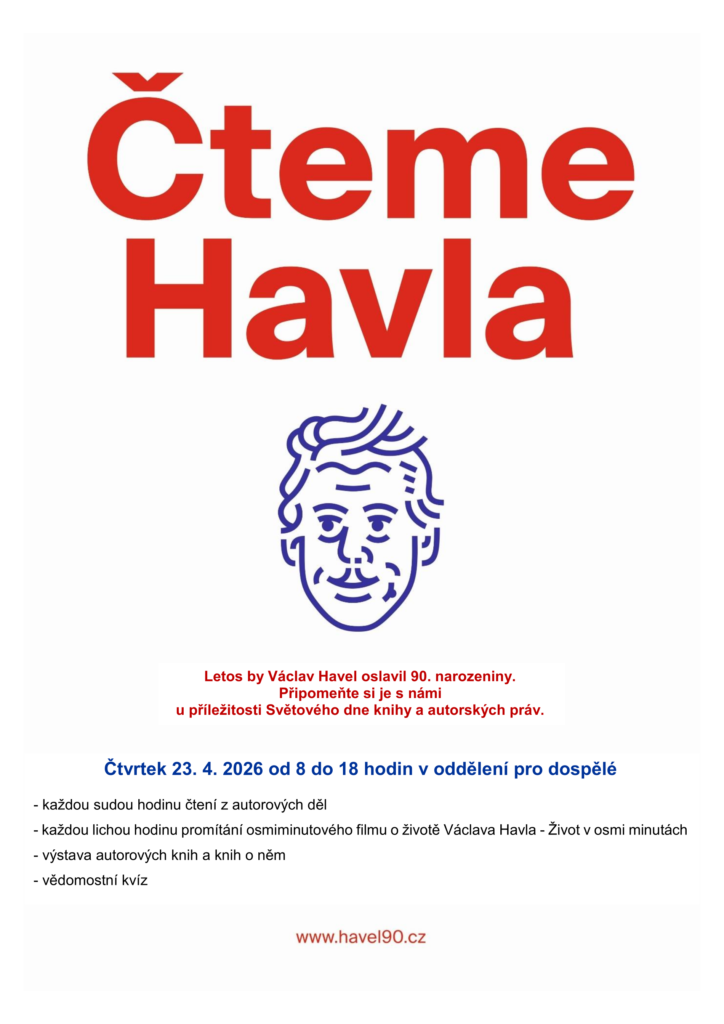 Veřejné čtení a promítání na pobočce Dr. Martínka