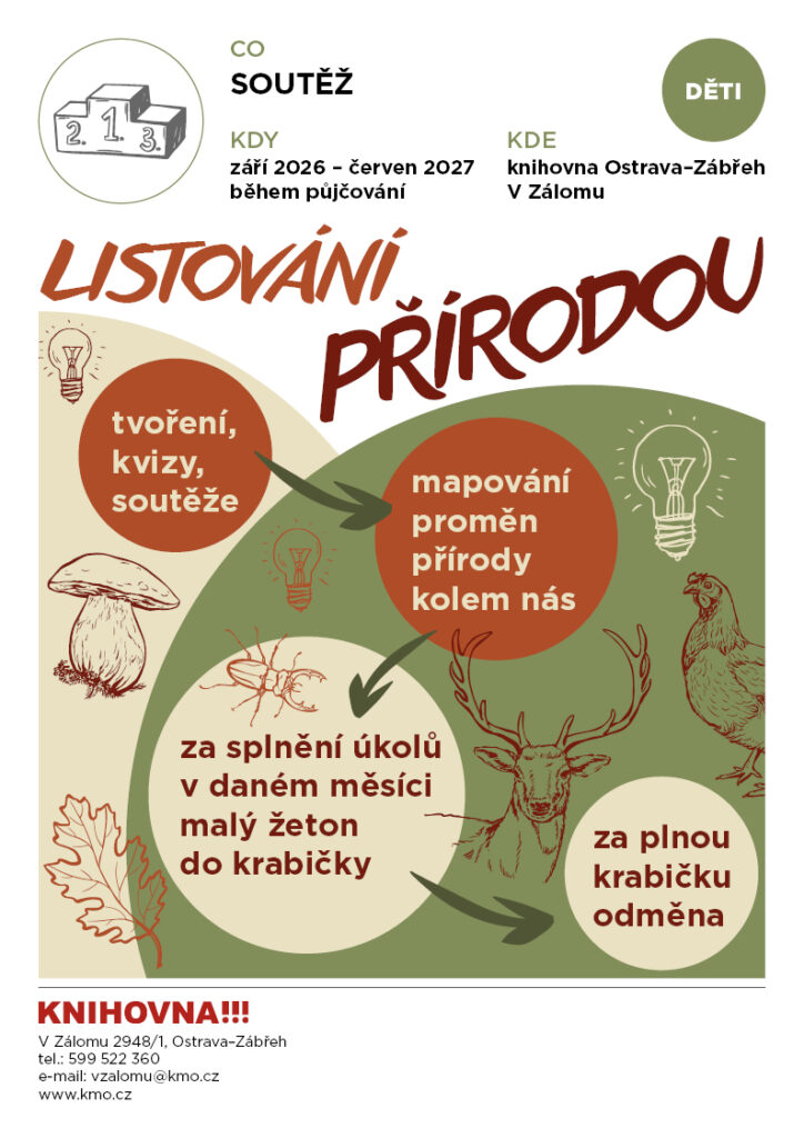 Listování přírodou na pobočce V Zálomu