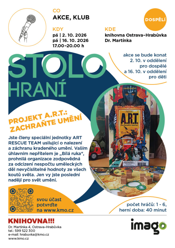 Stolohraní na pobočce Dr. Martínka