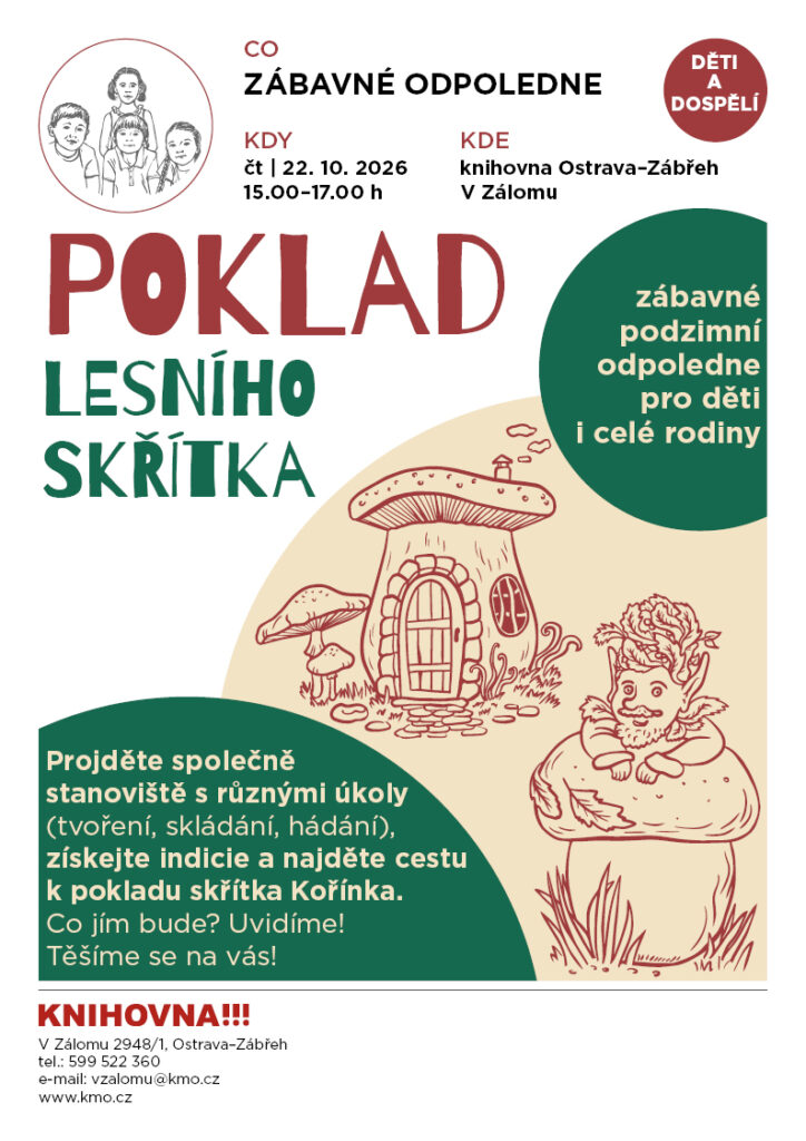 Poklad lesního skřítka na pobočce V Zálomu
