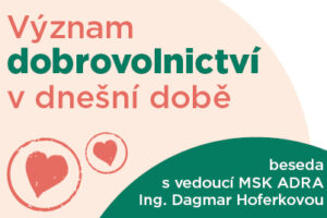 Význam dobrovolnictví v dnešní době