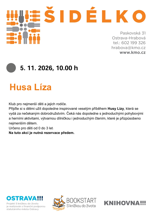 Klub Šidélko - Husa Líza